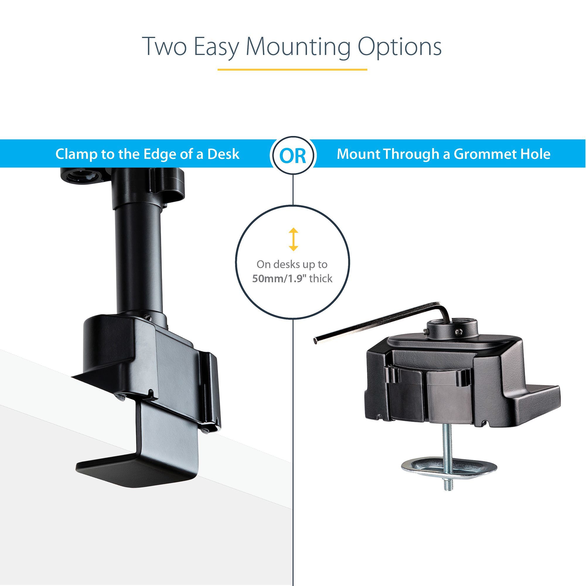 DESK MOUNT DUAL MONITOR ARM/._15