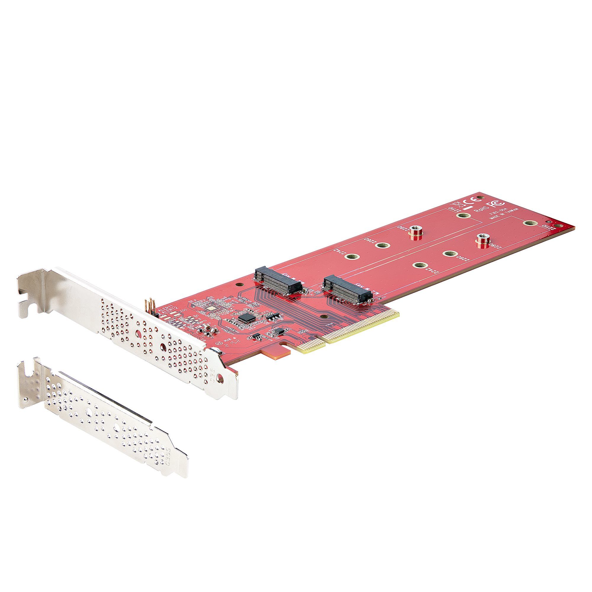 DUAL M.2 PCIE SSD ADAPTER CARD/TO DUAL NVME M.2 SSD_10