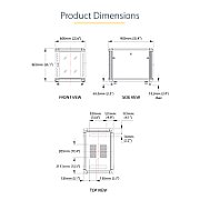 12U 36IN SERVER RACK CABINET/._15