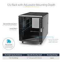 12U 36IN SERVER RACK CABINET/._10