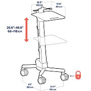 NEO-FLEX LAPTOP CART/20IN 6.8KG CONSTANT FORCE_4