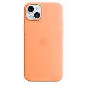 IPHONE 15 PLUS SILICONE CASE/WITH MAGSAFE - ORANGE SORBET_1