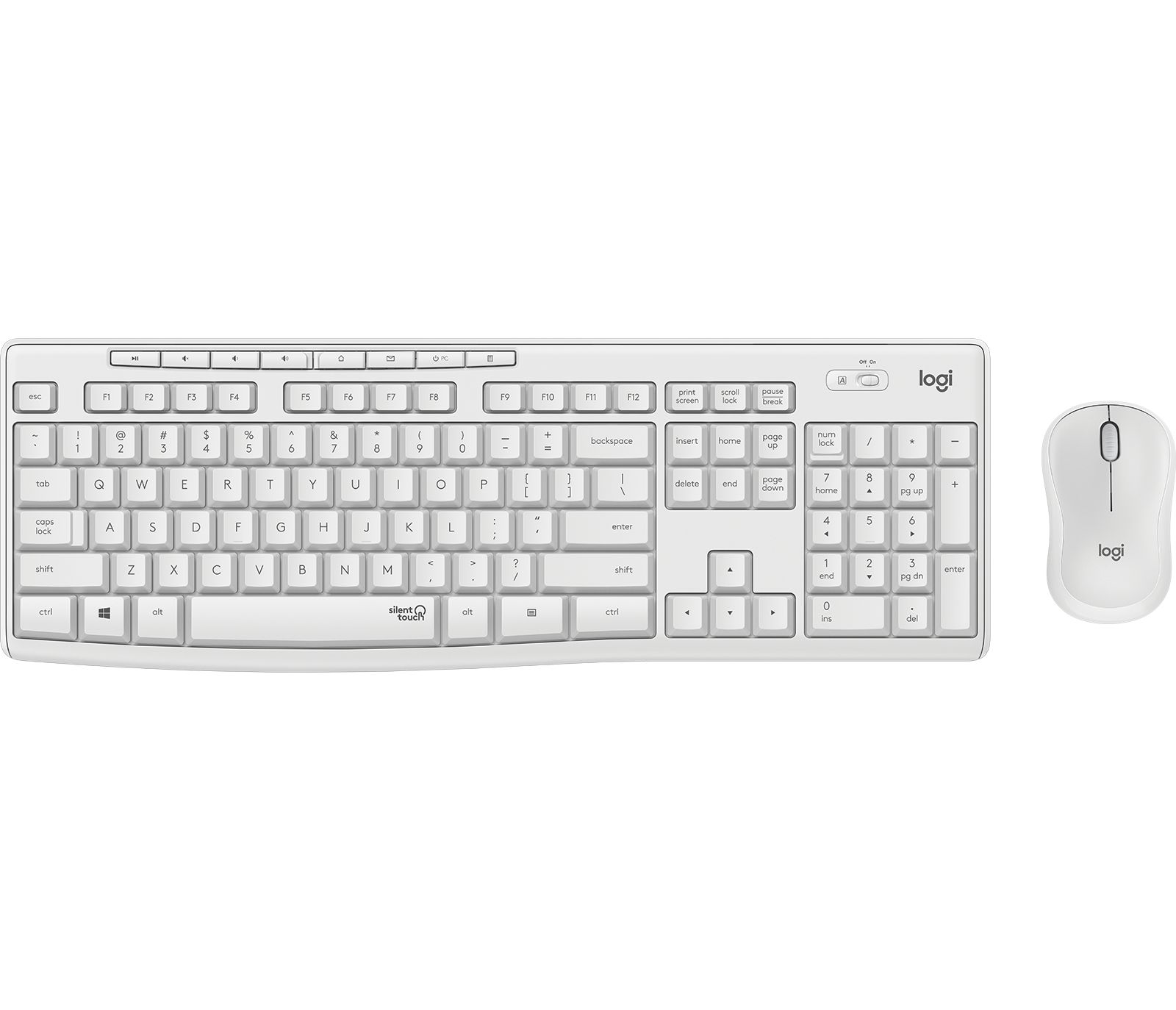 MK295 SILENT WIRELESS COMBO/OFF WHITE - HUN - INTNL