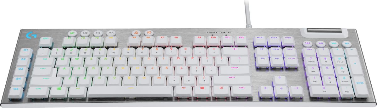 G815 RGB MECHANICAL GAMING KBD/GL TACTILE - WHITE - DEU - CENTR_3