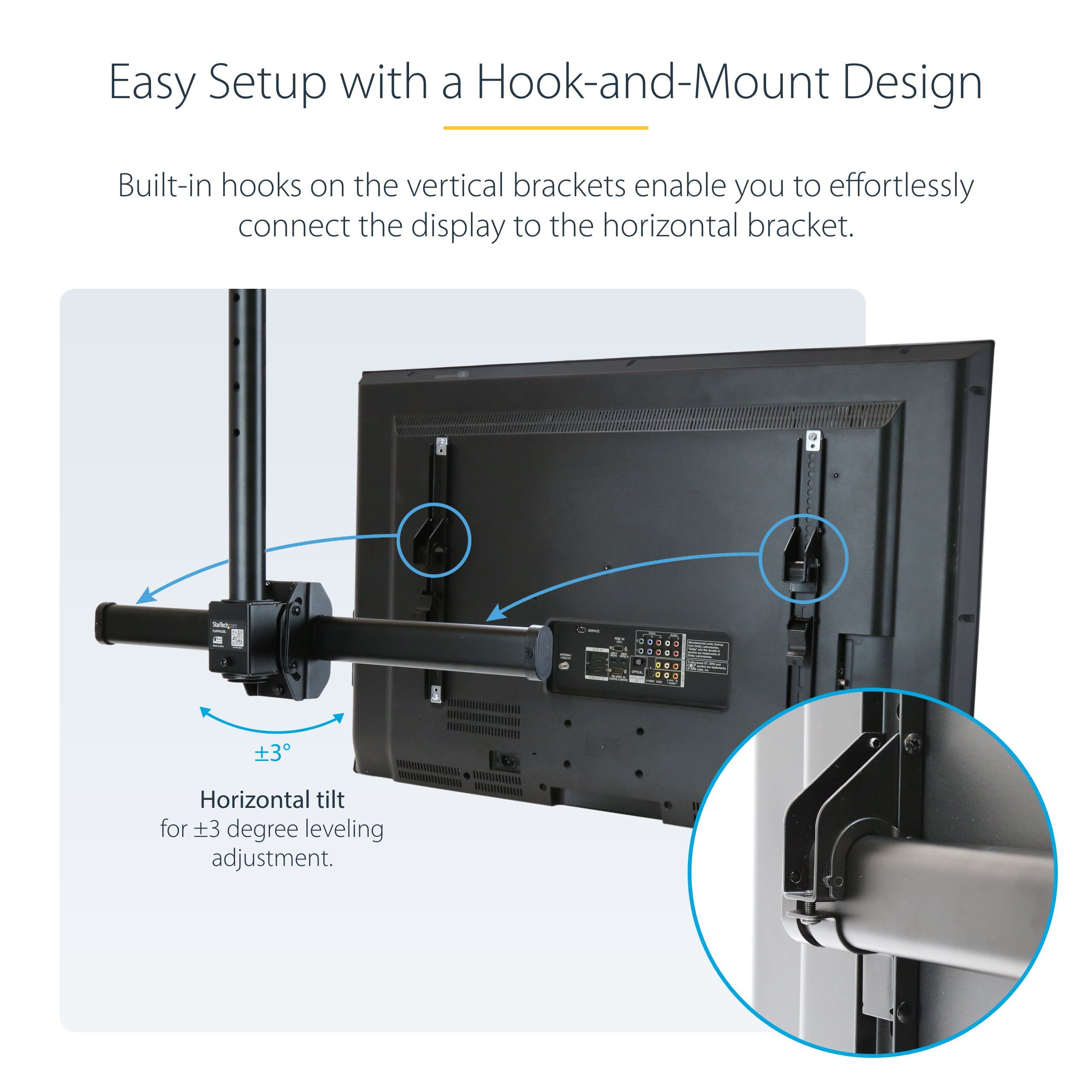 FLAT-SCREEN TV CEILING MOUNT/._13