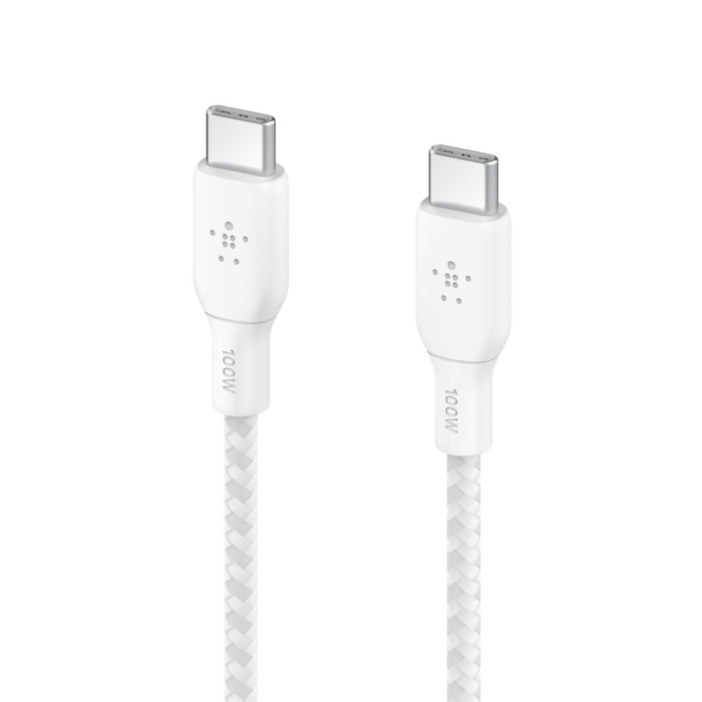 BELKIN BRAIDED USB-C TO USB-C/CABLE SUPPORTS FAST CHARGING UP_2