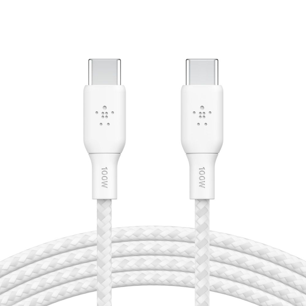 BELKIN BRAIDED USB-C TO USB-C/CABLE SUPPORTS FAST CHARGING UP_3