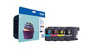 Cartus cerneala Brother LC123VALBPDR ,Color ,600 pagini ,Original (LC123VALBPDR) 