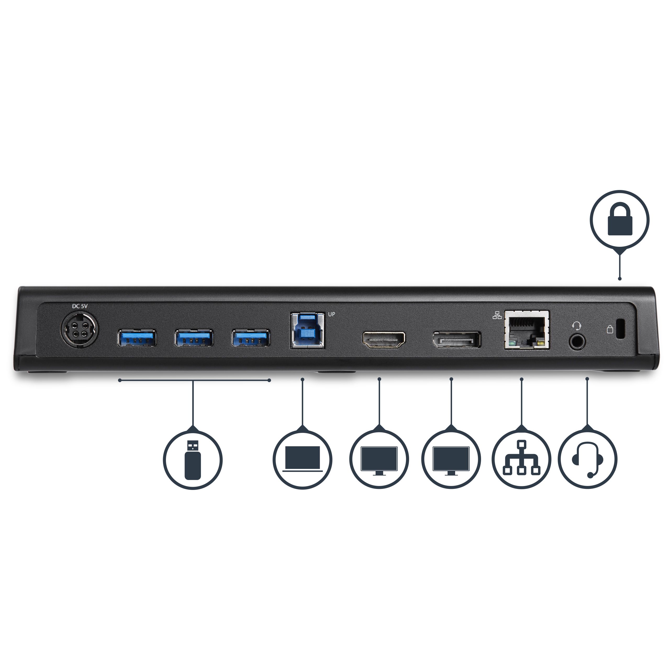 USB3 4K LAPTOP DOCKING STATION/._6