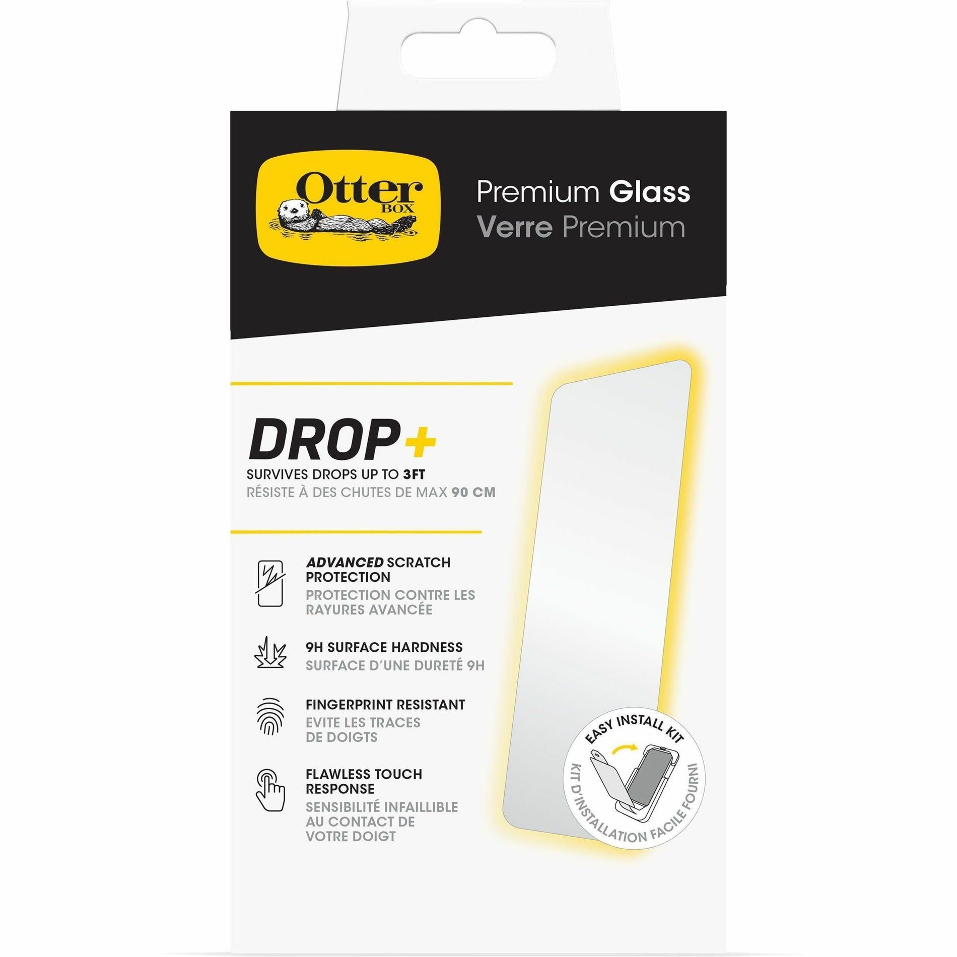 OB PREMIUM GLASS ANTIMICROBIAL/APPLE IPHONE 15 -CLEAR_2