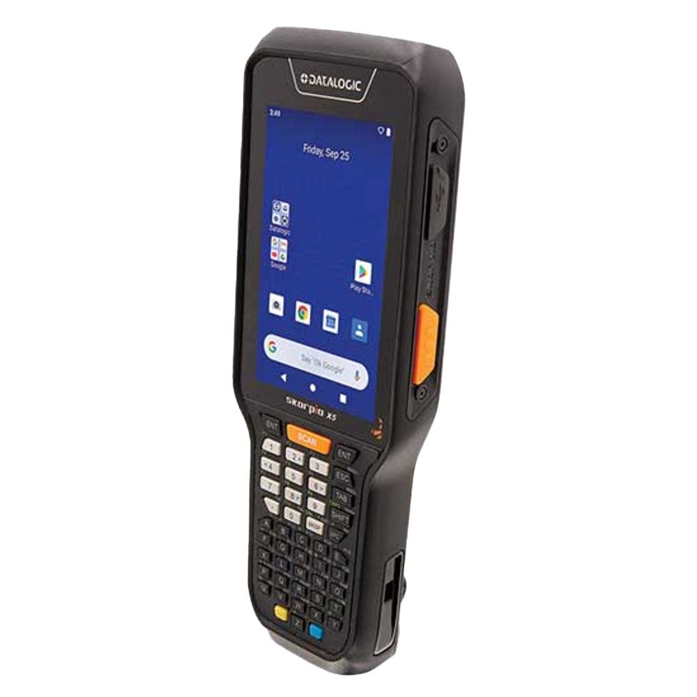 Skorpio X5 Pistol Grip 802.11a/b/g/n/ac 4.3  BT5 3GB/32GB 38k Functional 1D Android 10 Extended Battery