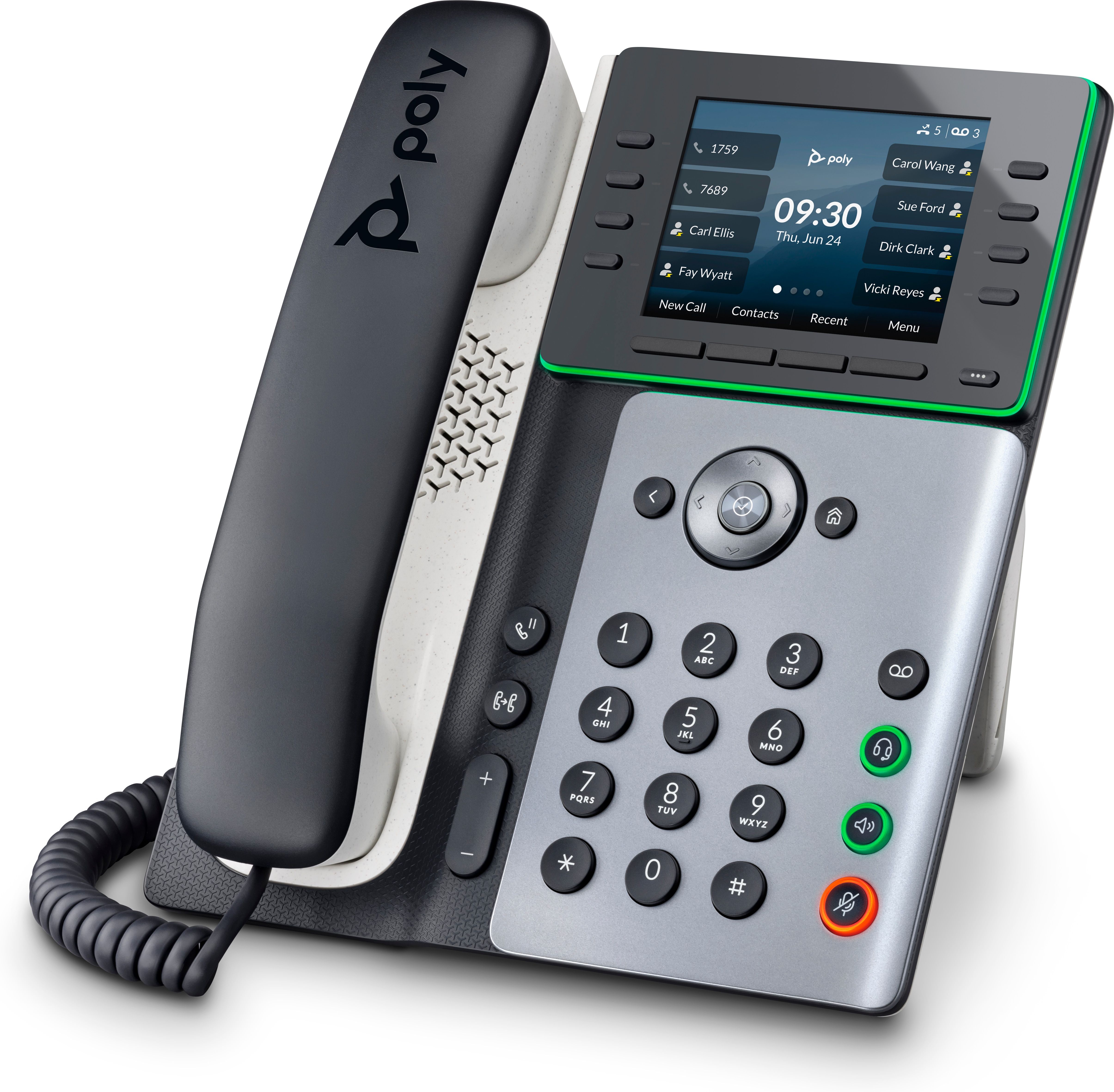 Poly Edge E350 IP Phone and PoE-enabled_2