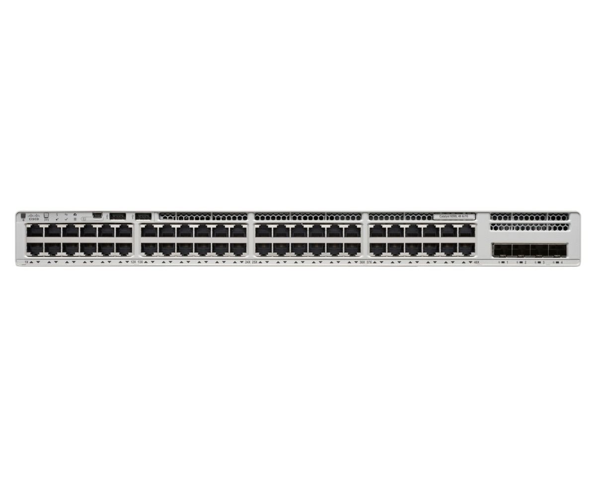 Switch Cisco C9200-48T-E, 48 porturi 10/100/1000Mbps
