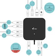 I-TEC USB-C HDMI DP DOCK PD100W/USB-C 2X LCD DOCK_6