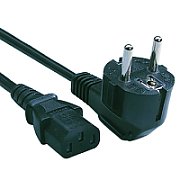 Power Cord, 250VAC 10A CEE 7/7 Plug, EU_1