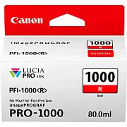 Cartus cerneala Canon 0554C001 ,Rosu ,80 ml ,Original (PFI-1000R) 