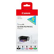 CLI-8 BLK/PC/PM/R/G/INK MULTI PACK_1