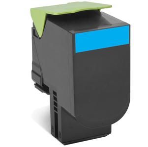Cartus toner Lexmark 80C2SCE ,Albastru ,2000 pagini ,Original (80C2SCE) 