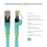 7.5 M CAT6A CABLE AQUA/SNAGLESS - SHIELDED COPPER WIRE_5