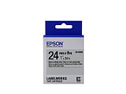 Epson Label Cartridge Matte LK-6SBE Black/Matt Silver 24mm (9m)_1