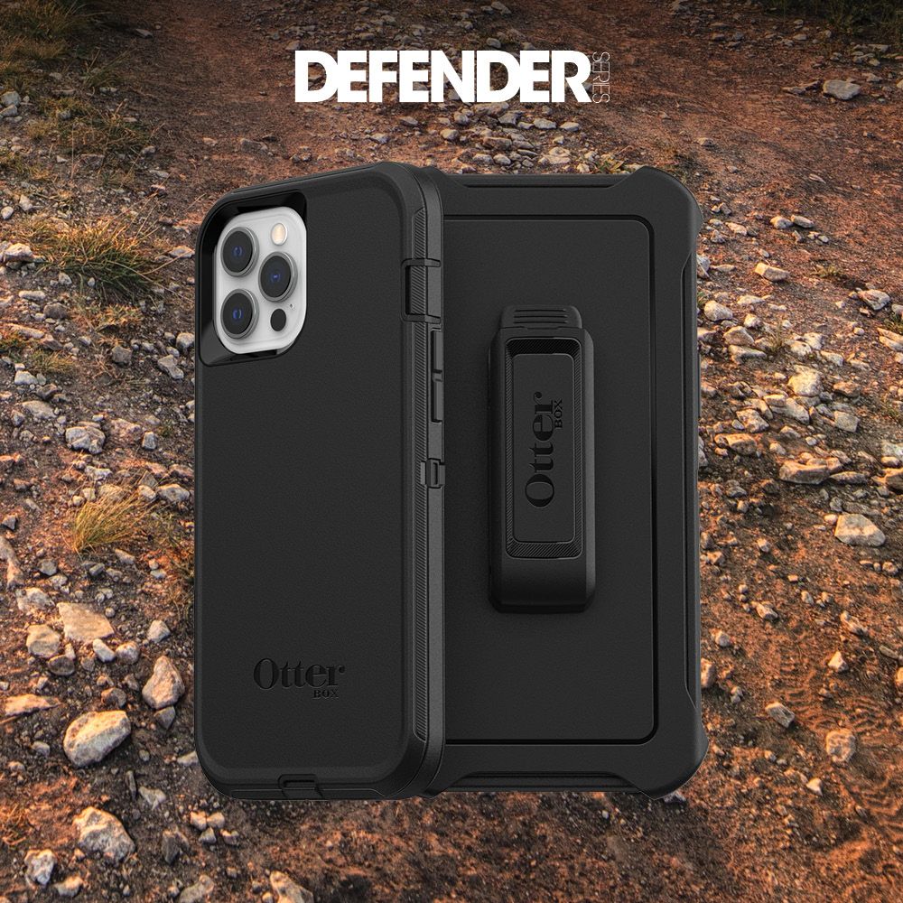 DEFENDER IPHONE 12 / IPHONE 12/IPHONE 12 PRO BLACK-PROPACK BULK_6