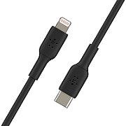 LIGHTNING/USB-C CABLE/PVC MFI 1M BLACK
