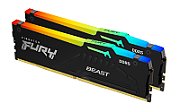 Memorie Kingston FURY Beast 16 GB DDR5 5600 MHz CL40, kit 2 x 8 GB, XMP 3.0, Negru, RGB
