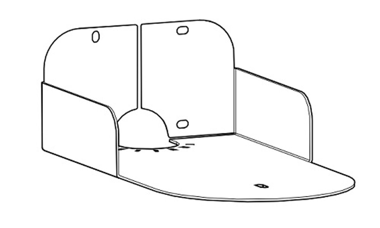 BRACKET FOR CEILING MOUNTING OF/PTZ 4K CAMERA (SPARE)_2