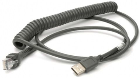 Cable: USB, black, Type A, 2.9m (9.5Â´), coiled, host power