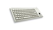 KEYBOARD 2X PS/2 GER LIGHT GREY/MX-GOLD COMPACT W/TRACKBALL_2