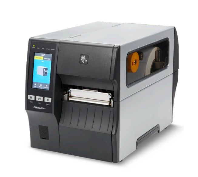 TT Printer ZT411 4 , 300 dpi, Euro and UK cord, Serial, USB, 10/100 Ethernet, BT 4.1/MFi, USB Host, On-metal, RFID UHF Encoder: ROW, E