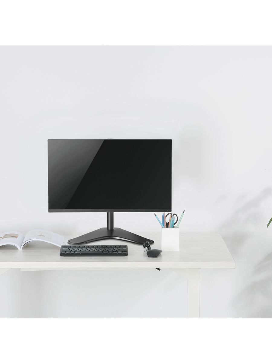 SINGLE DESKTOP MONITOR STAND/13-32IN TILT SWIVEL ROTATE_10