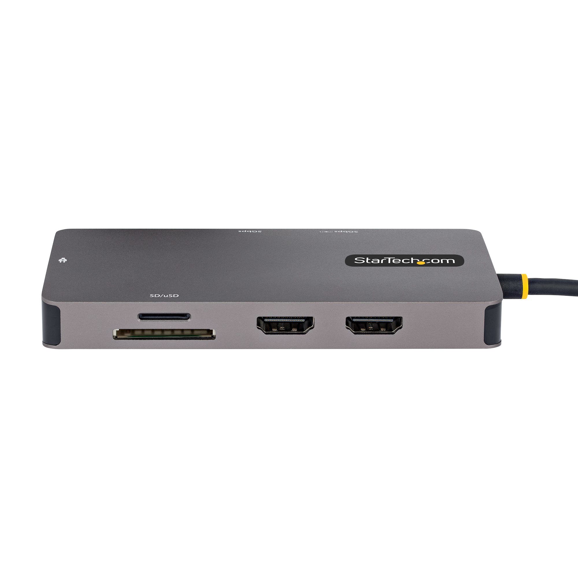 USB C MULTIPORT ADAPTER 2 HDMI/HDMI 4K 60HZ 2PT 5GBPS USB-A_3