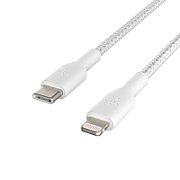 BELKIN USB-C/LIGHTNING CABLE/2M BRAIDED WHITE_1