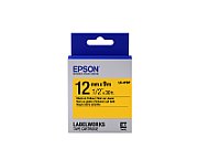 Epson Label Cartridge Pastel LK-4YBP Black/Yellow 12mm (9m)_1