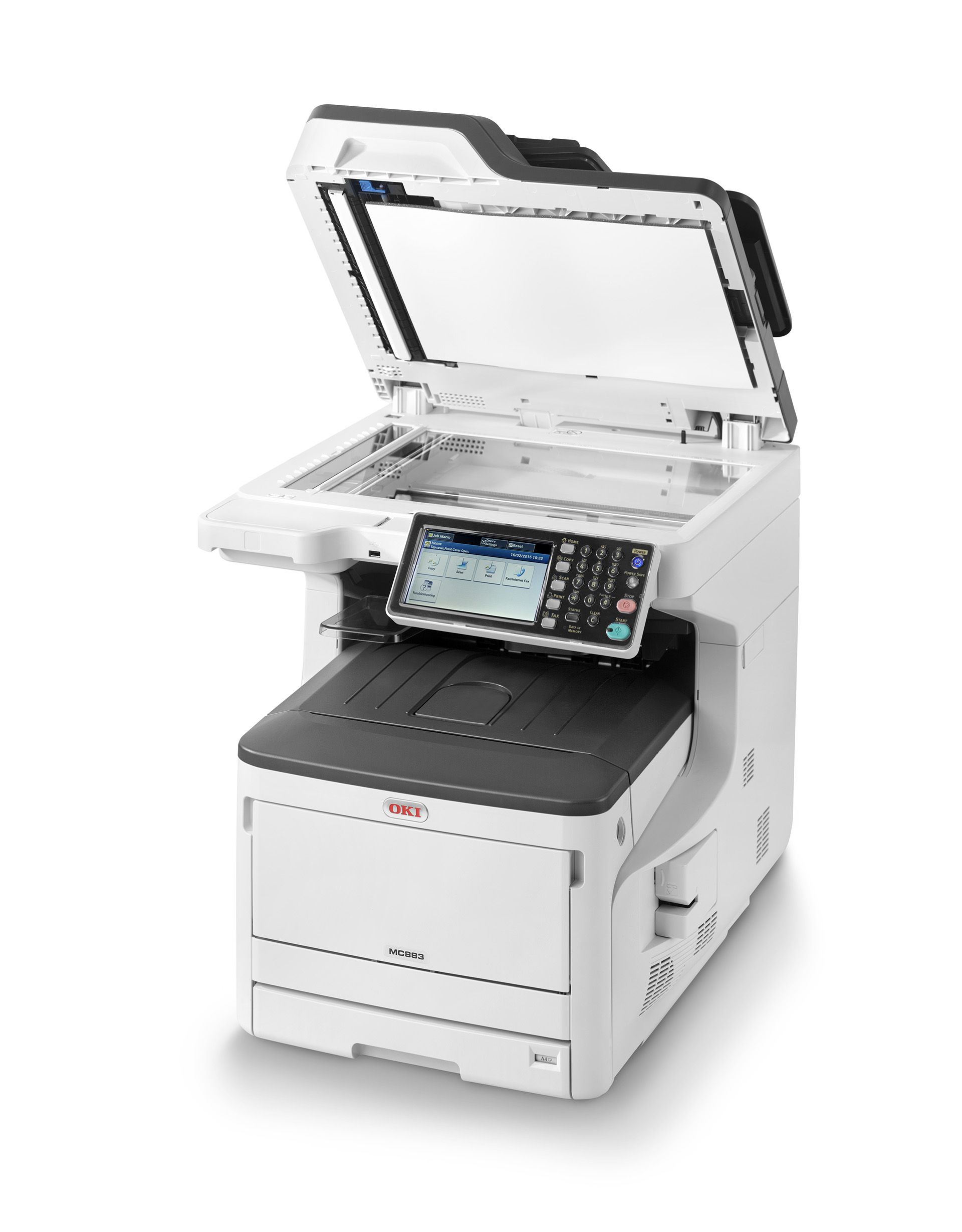 Imprimanta multifunctionala laser color OKI MC883DN, A3, duplex, USB 2.0, Wi-Fi, 35 ppm negru, 35 ppm color
