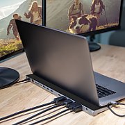 USB-C TRIPLE DISPLAY DOCKING/STATION WITH 100W PD ADAPTER - E_6