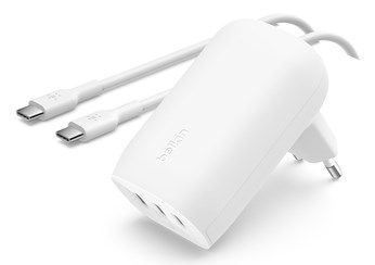 BOOST CHARGE 67 W CHARGER WITH/3 USB-C PORTS PPS TECHNOLOGY WHI_2