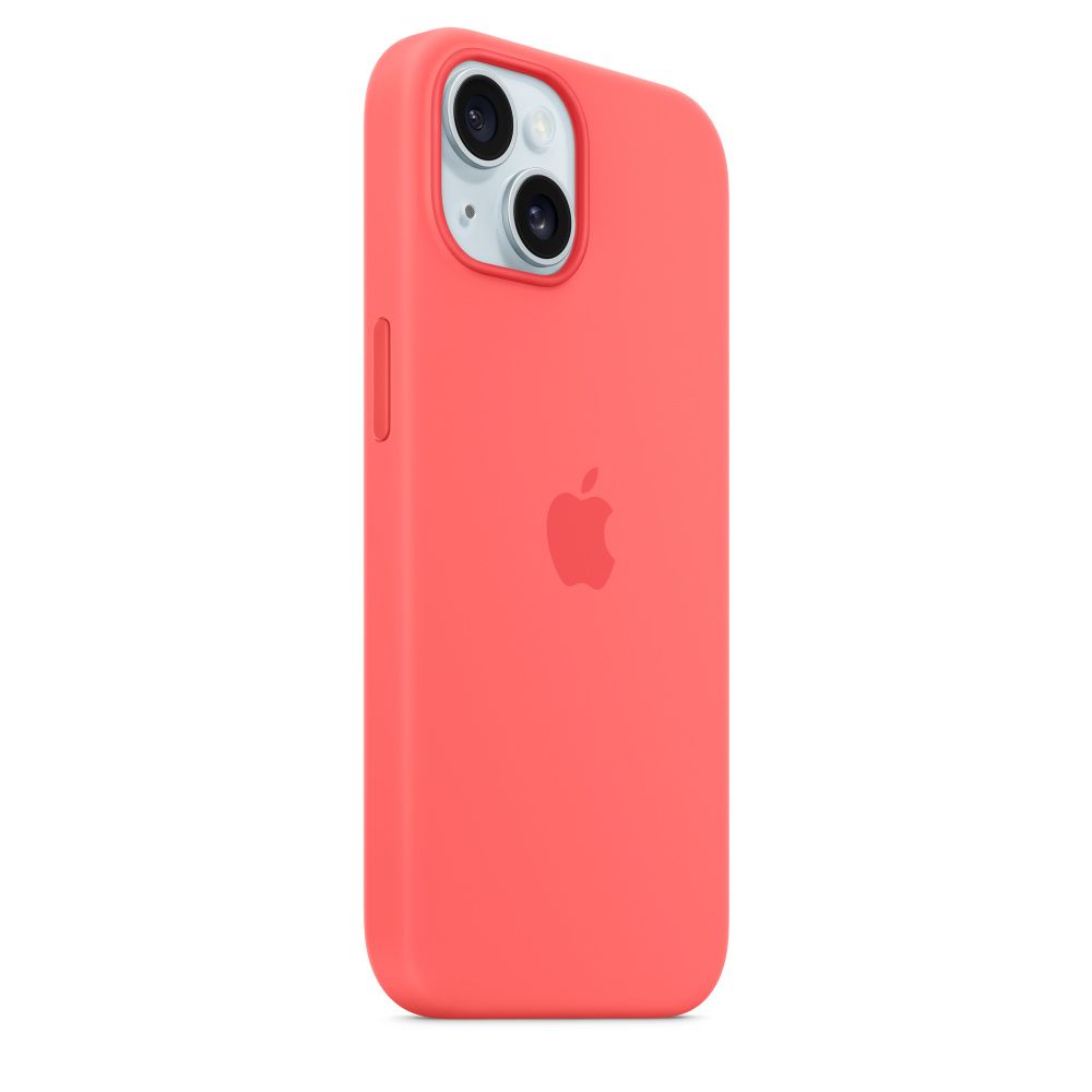 IPHONE 15 SILICONE CASE/WITH MAGSAFE - GUAVA_6