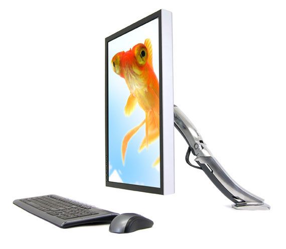 MX DESK MOUNT LCD ARM/SILVER_5