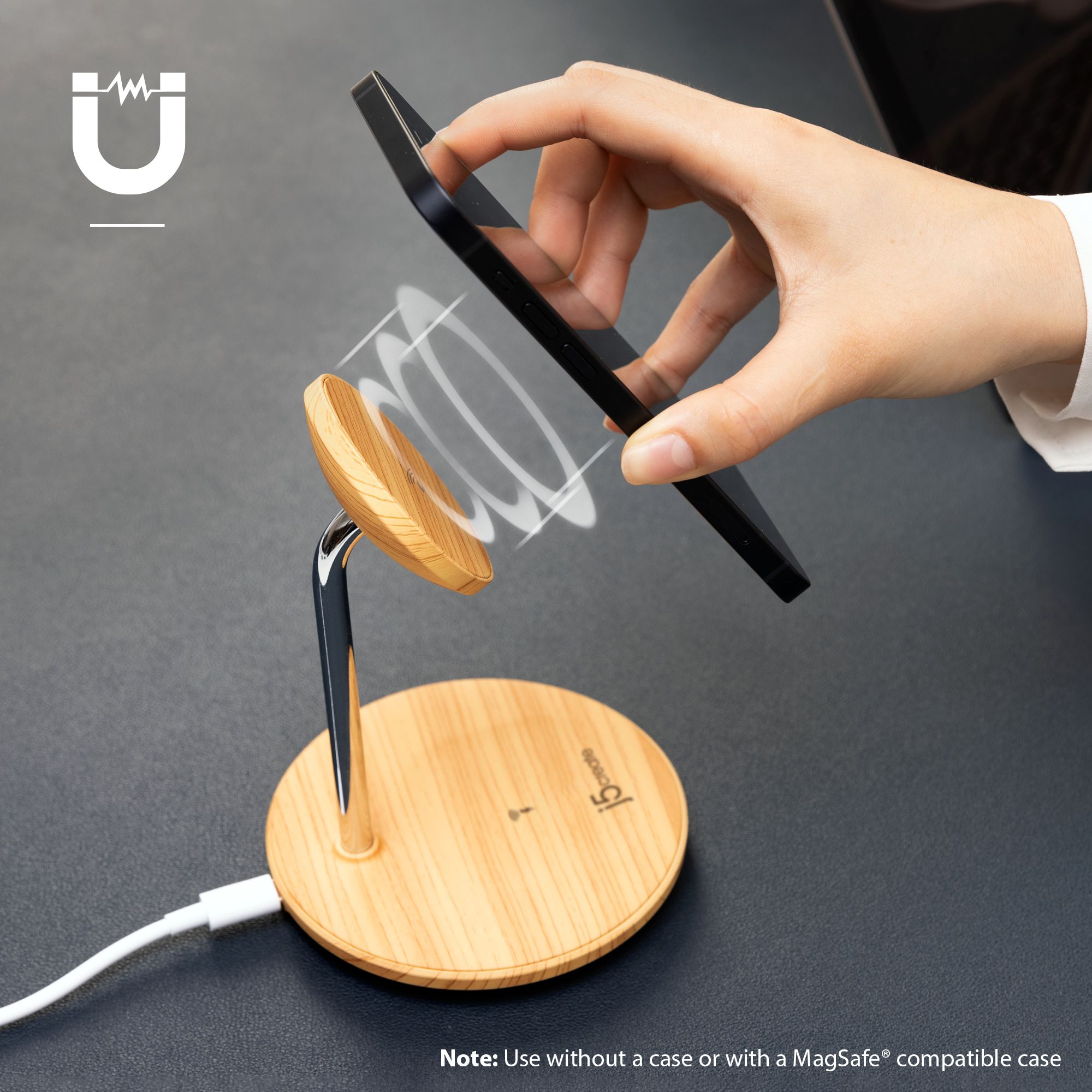 WOOD GRAIN 2-IN-1 MAGNETIC/WIRELESS CHARGING STAND_11