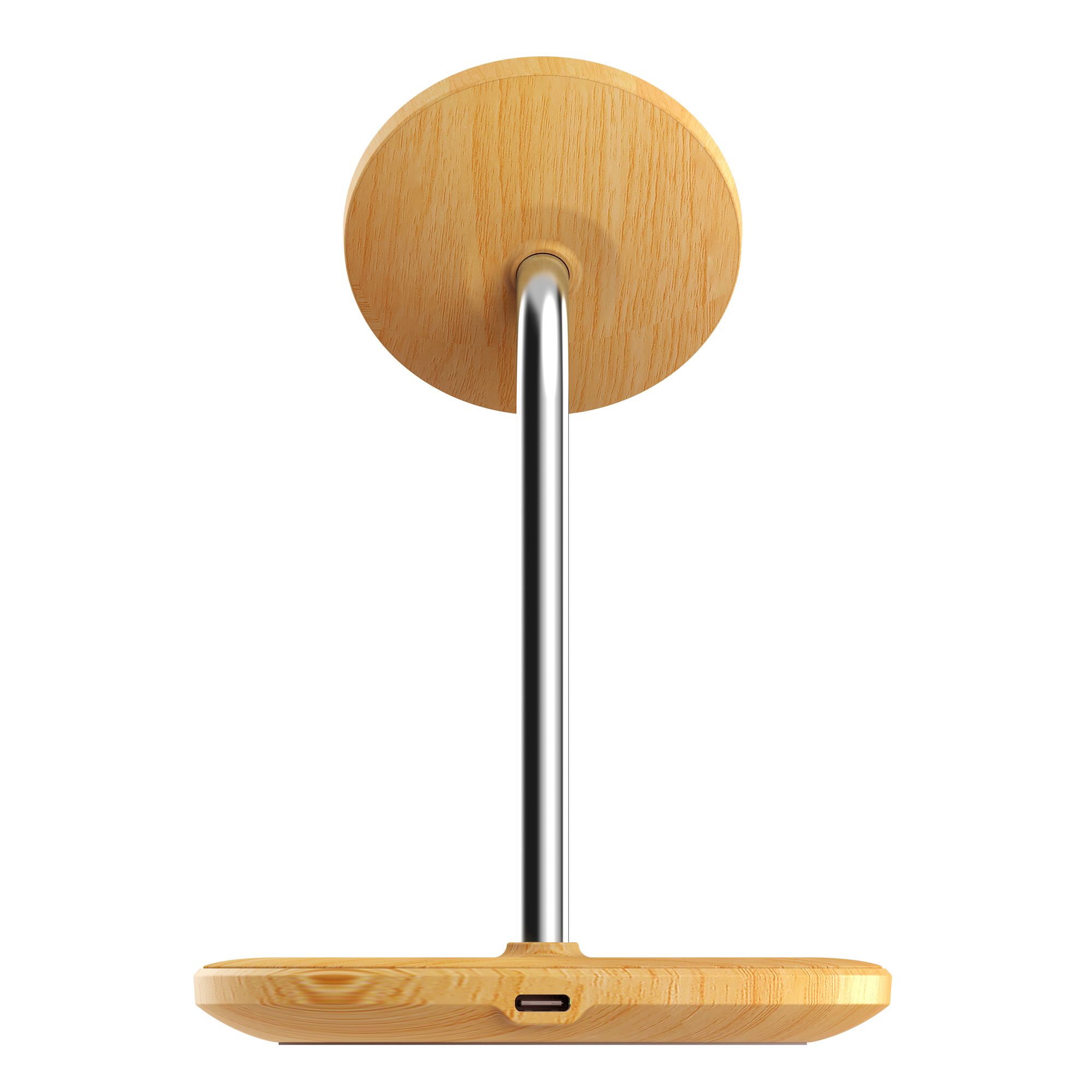 WOOD GRAIN 2-IN-1 MAGNETIC/WIRELESS CHARGING STAND_4