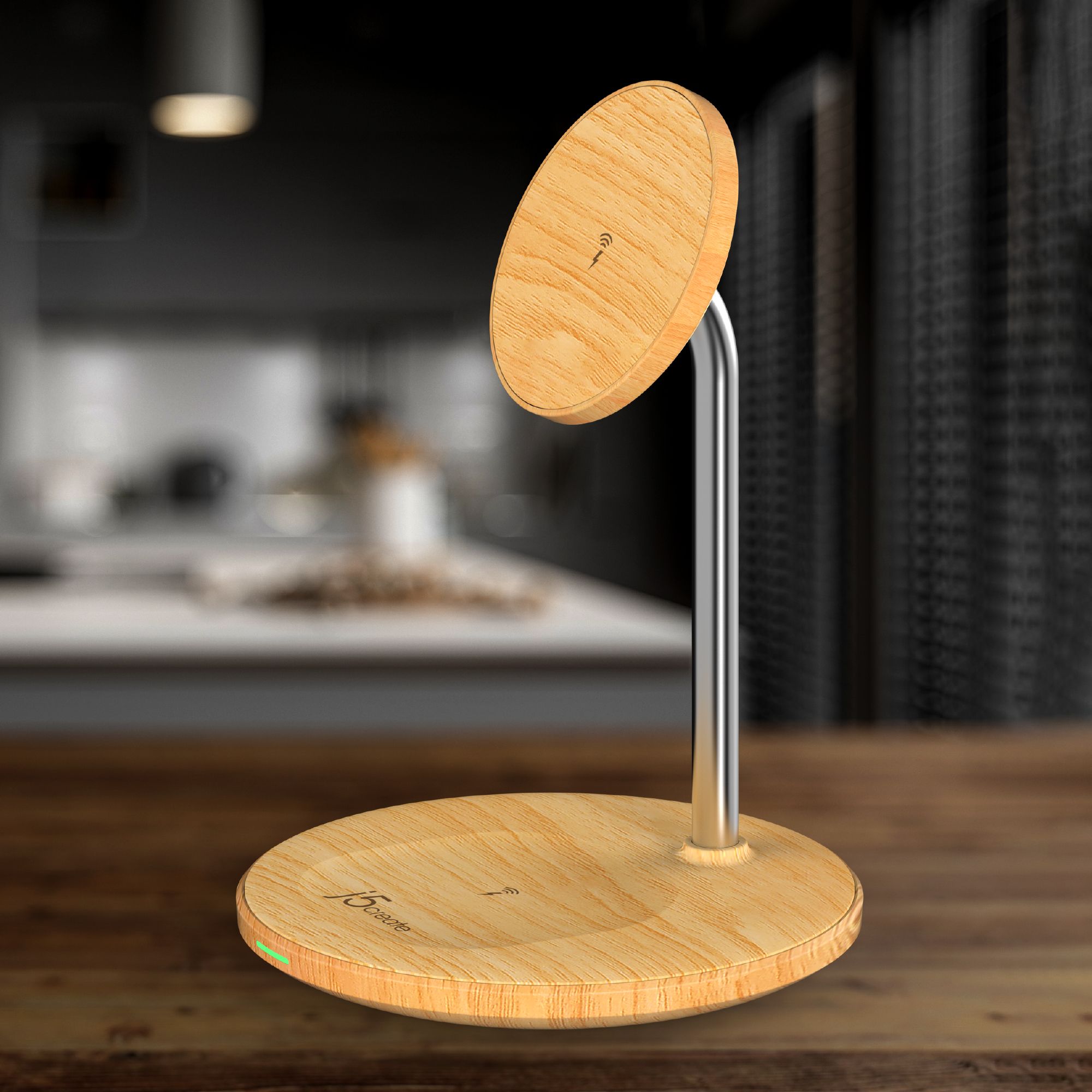 WOOD GRAIN 2-IN-1 MAGNETIC/WIRELESS CHARGING STAND_8