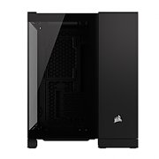 Carcasa CORSAIR 2500X Micro ATX Dual Chamber Black, Tempered Glass, mATX, Cooling Layout: Top: 3x120mm sau 2x140mm, Side: 2x120mm, Bottom: 3x120mm sau 2x140mm, Rear: 1x120mm, Expansion Slots 4, 2x2.5 SSD 2x3.5 HDD, no psu included_2