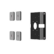 GLASS MOUNT BRACKET WITH/SECURITY SLOT BLACK_2