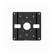 GLASS MOUNT BRACKET WITH/SECURITY SLOT BLACK_5