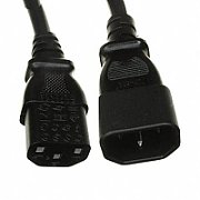 POWER CORD C13 TO C14/(RECESSED RECEPTACLE), 10A CATX_1