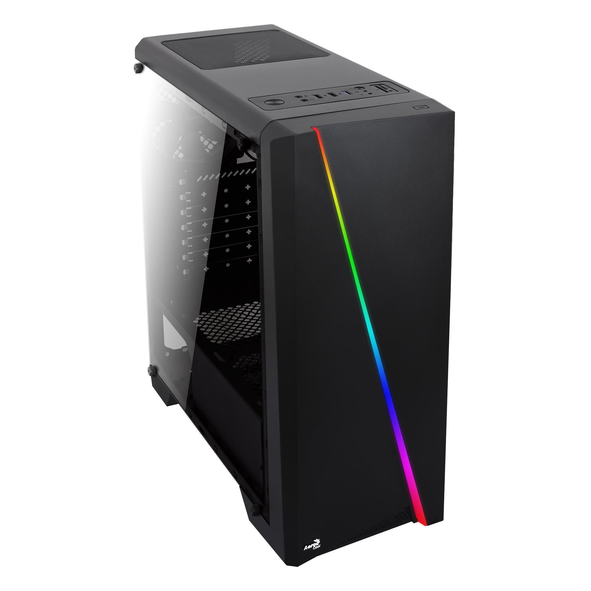 AEROCOOL AEROPGSCYLON-BK Carcasa ATX Aerocool CYLON RGB - USB3.0 fara sursa_2