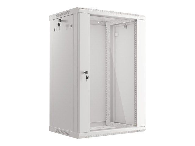 LANBERG WF01-6418-10S Lanberg wall-mounted rack 19 demounted flat pack 18U/600x450mm gray