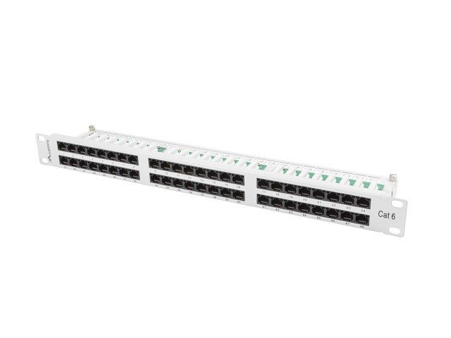 LANBERG PPU6-1048-S Lanberg Patch Panel 48 port 1U, cat. 6, grey_2